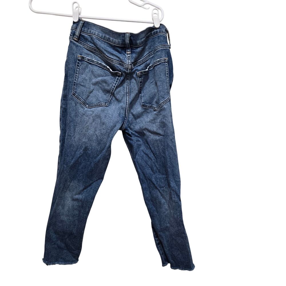 J.Crew Factory Essential Straight Jeans Size 27 Raw Hem